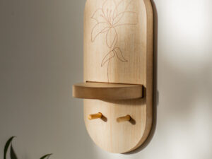 PORTALLAVE OVAL FLOR -ECO-