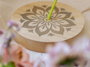 PORTA SAHUMERIO CIRCULAR MANDALA