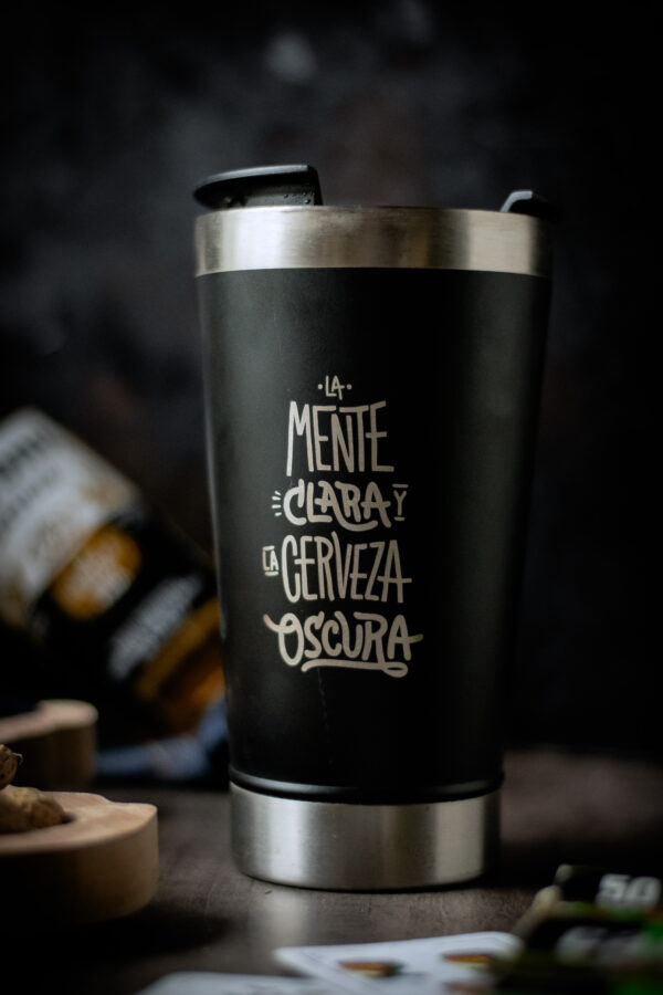 VASO DE ACERO TÉRMICO -LA MENTE-