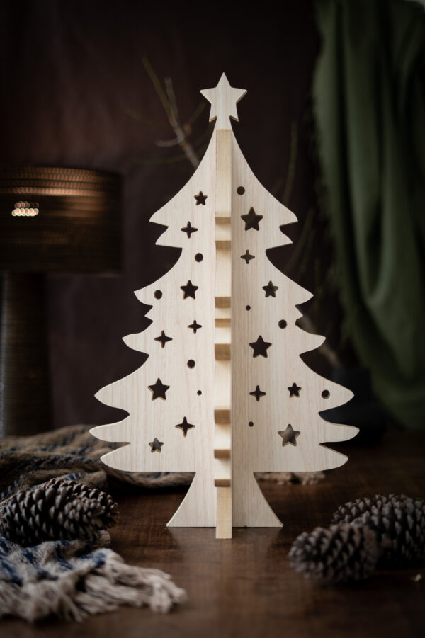 ÁRBOL ENCASTRE ESTRELLAS -EN CAJA- - Imagen 3