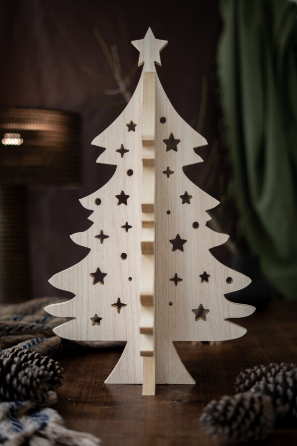 ÁRBOL ENCASTRE ESTRELLAS -EN CAJA-
