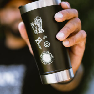 VASO DE ACERO TÉRMICO 473 ML -CAMPEON-