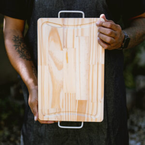 SET TABLA CON ASA + CUCHILLO Y TENEDOR