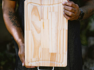 SET TABLA CON ASA + CUCHILLO Y TENEDOR