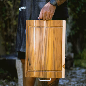 TABLA PREMIUM DE TECA CON ASAS DE ALUMINIO