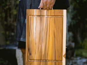TABLA PREMIUM DE TECA CON ASAS DE ALUMINIO