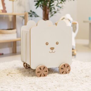 Carrito Oso Montessori – Juegos, Orden y Autonomía