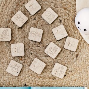 Juego Memory MUNDO MARINO – Memotest Infantil con Bolsa