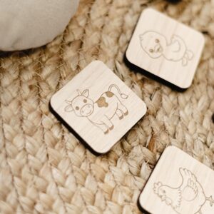 Juego Memory GRANJA – Memotest Infantil con Bolsa -