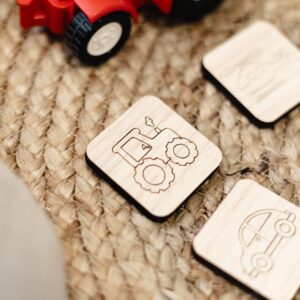 Juego Memory VEHICULOS – Memotest Infantil con Bolsa -