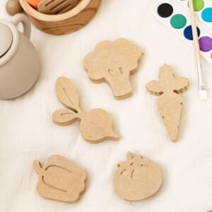 Combo VERDURAS de MDF para Jugar y Pintar – Juego Infantil con Bolsa -