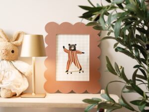 CUADRO ONDAS Infantil – Decoración Cálida y Minimalista