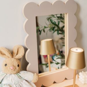 Espejo Ondas Rectangular – Diseño Moderno y Original