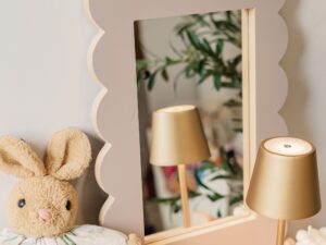 Espejo Ondas Rectangular – Diseño Moderno y Original