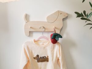 Perchero Salchicha – Organización con Diseño y Diversión