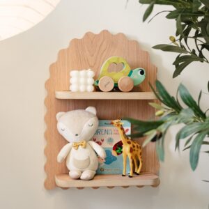 Estantería Oval Ondas – Diseño y Organización para Espacios Infantiles