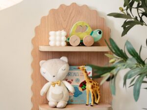 Estantería Oval Ondas – Diseño y Organización para Espacios Infantiles